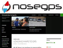 Tablet Screenshot of nosegps.com